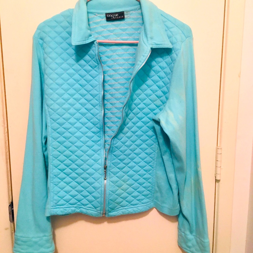 Turquoise jacket